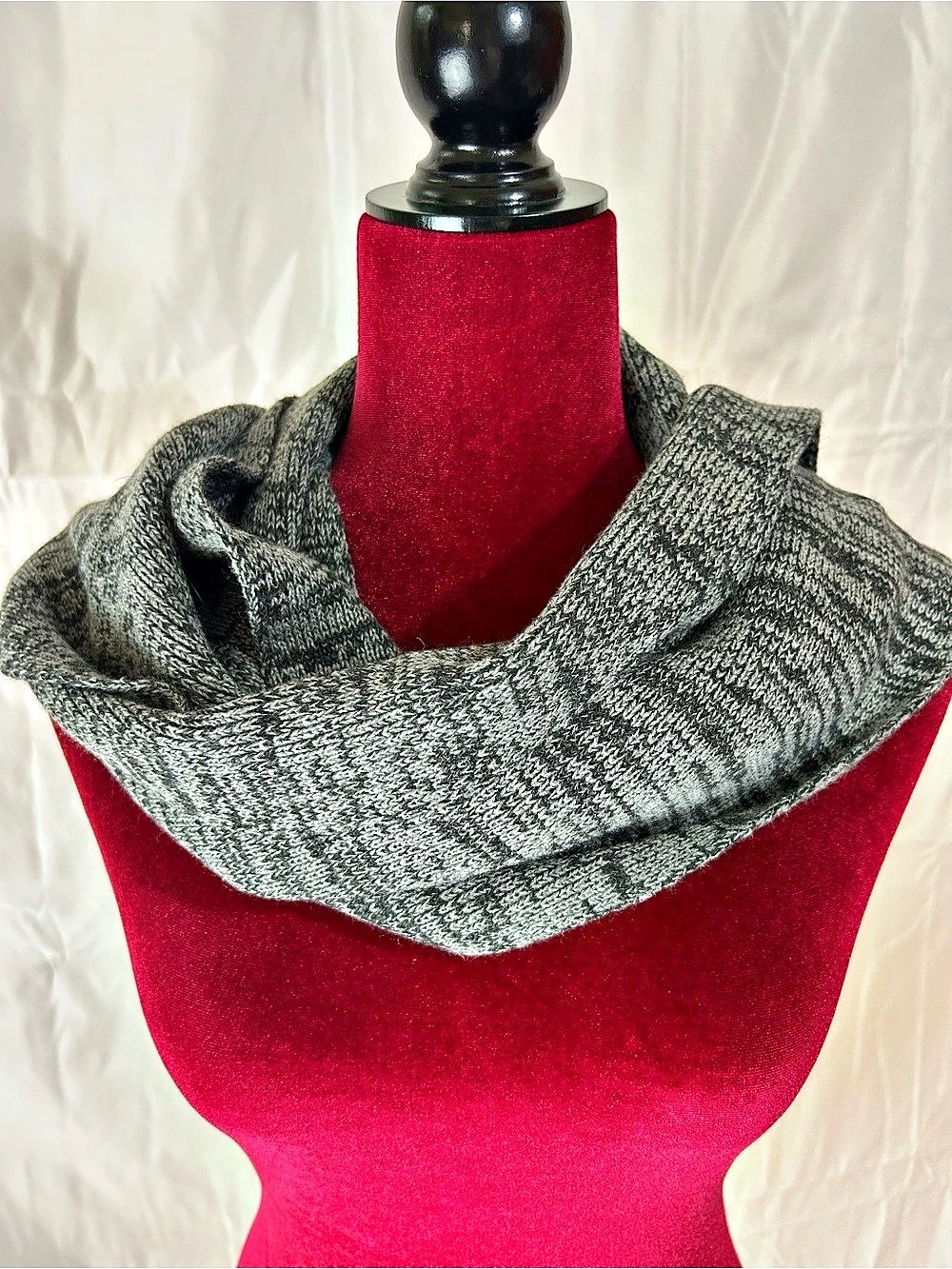 Alfani Gray & Black Scarf